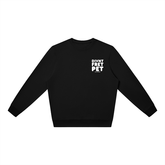 Divnt Fret Pet Unisex Oversized Crewneck Sweatshirt (other colours available)