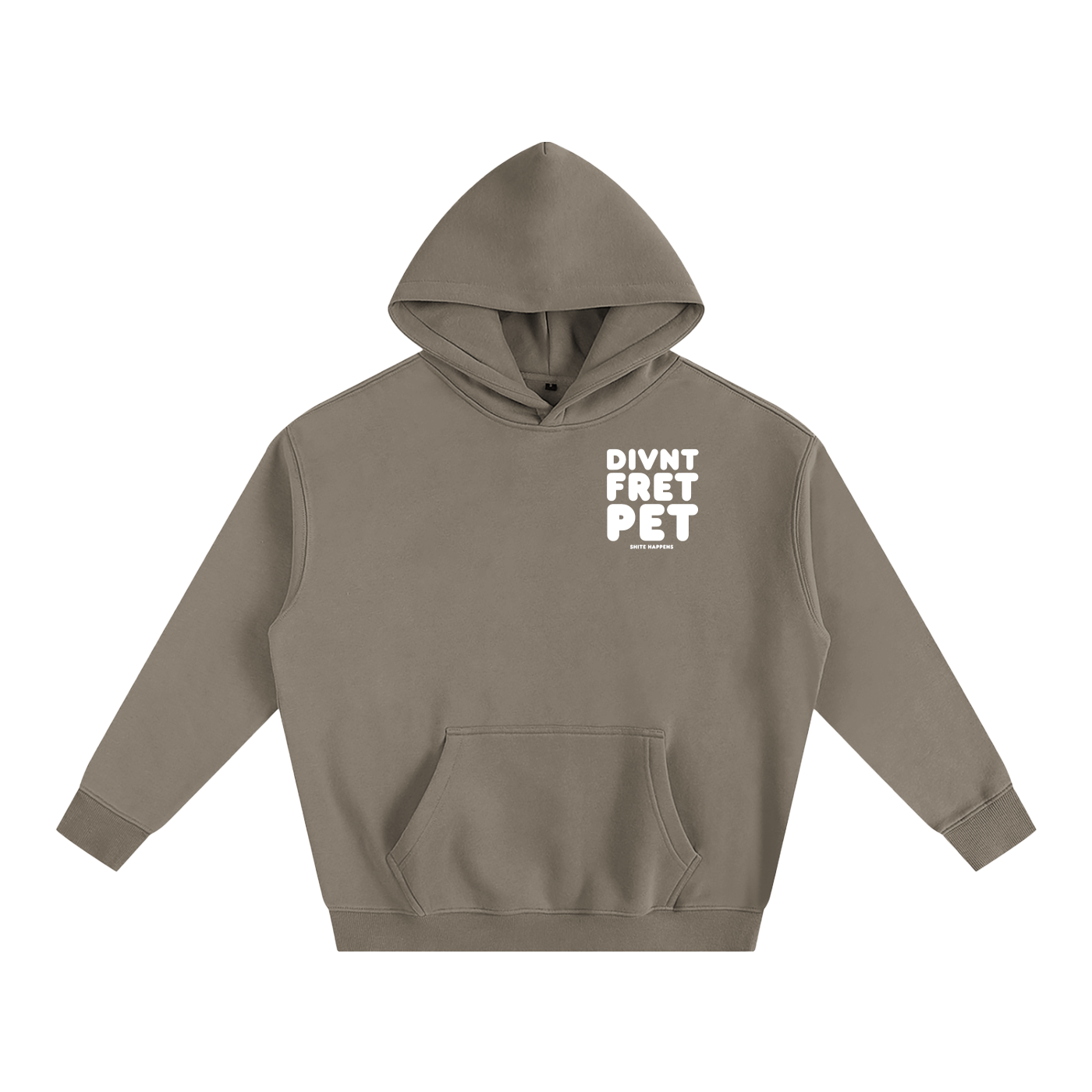 Divnt Fret Pet Oversize Fleeced Hoodie (more colours available)