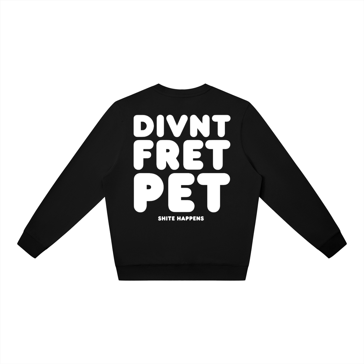 Divnt Fret Pet Unisex Oversized Crewneck Sweatshirt (other colours available)