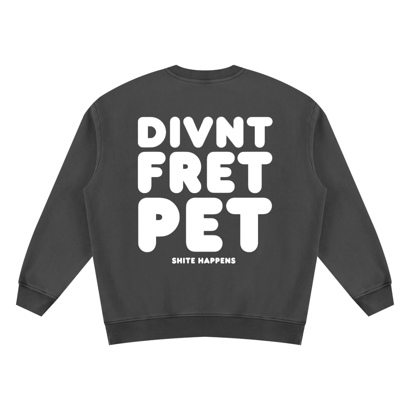 Divnt Fret Pet Unisex Vintage Wash Sweatshirt (other colours available)