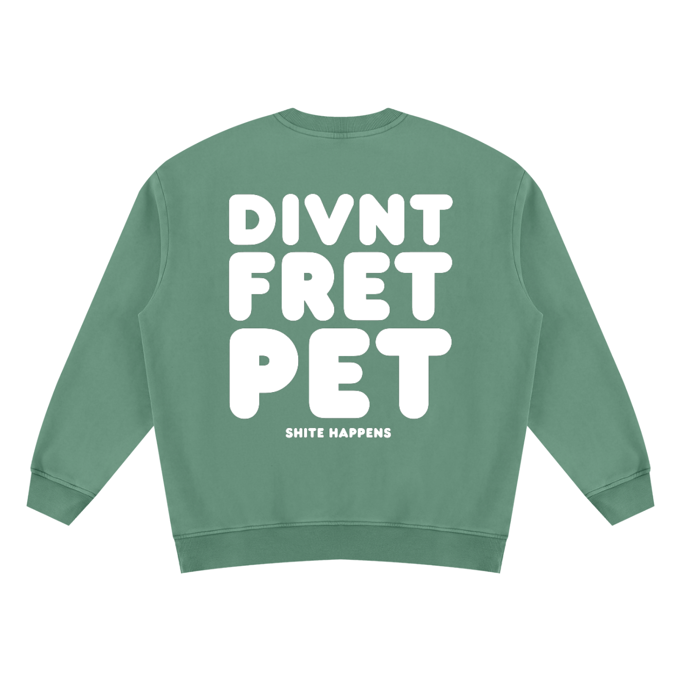 Divnt Fret Pet Unisex Vintage Wash Sweatshirt (other colours available)