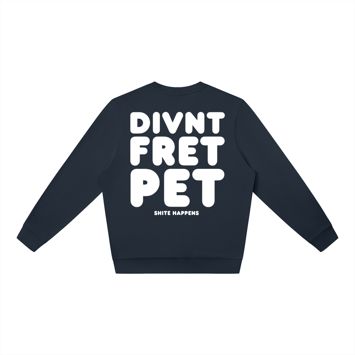 Divnt Fret Pet Unisex Oversized Crewneck Sweatshirt (other colours available)