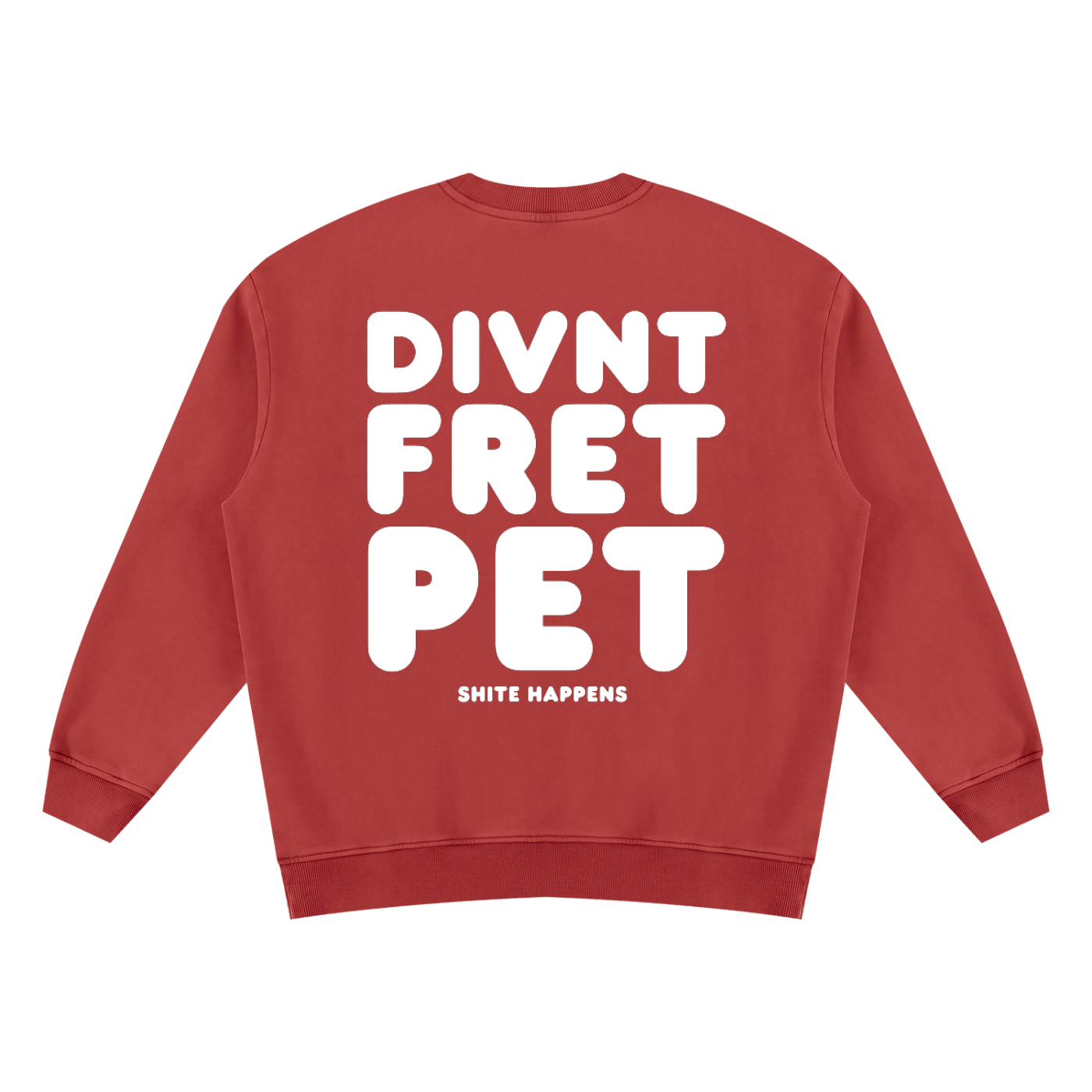 Divnt Fret Pet Unisex Vintage Wash Sweatshirt (other colours available)