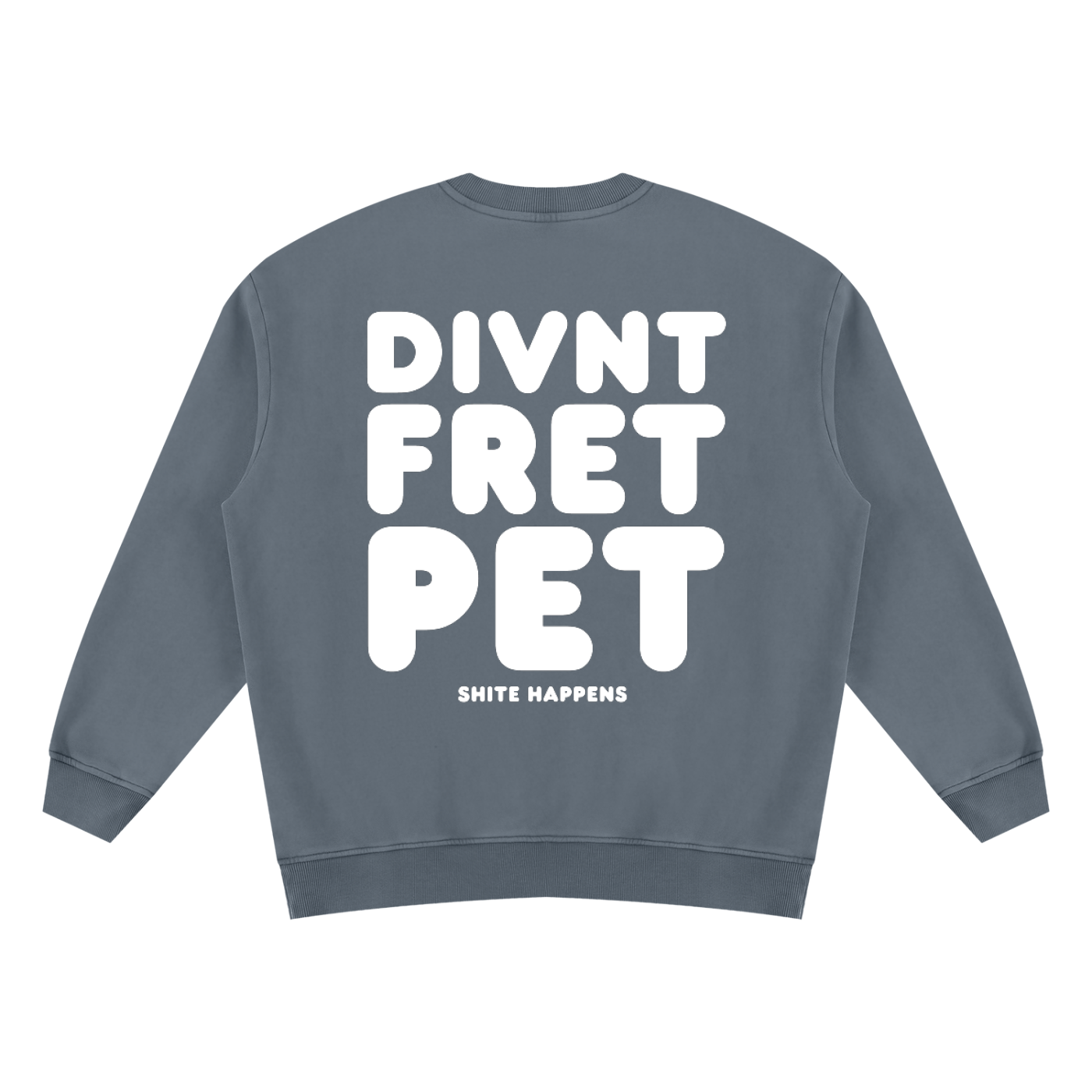 Divnt Fret Pet Unisex Vintage Wash Sweatshirt (other colours available)