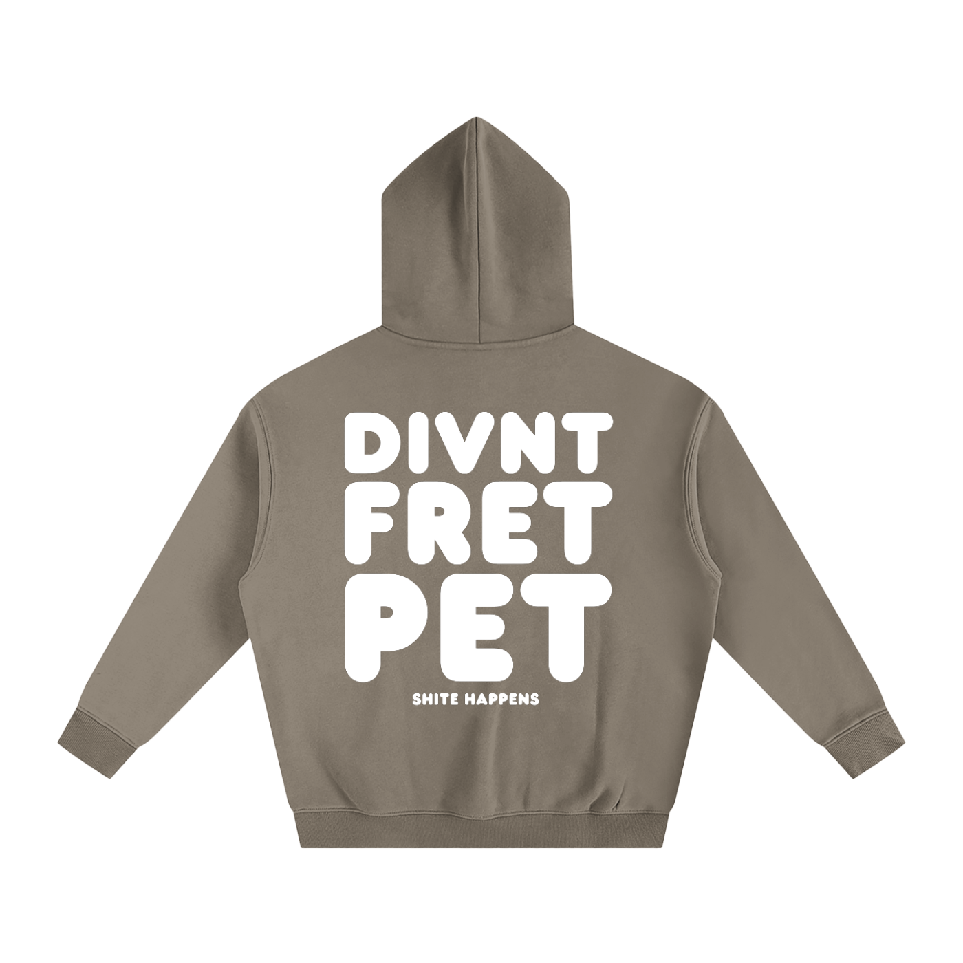 Divnt Fret Pet Oversize Fleeced Hoodie (more colours available)