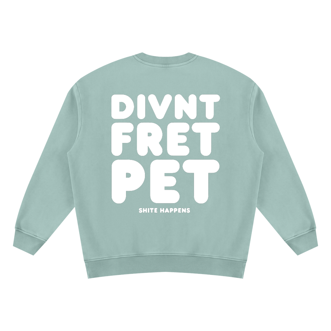 Divnt Fret Pet Unisex Vintage Wash Sweatshirt (other colours available)