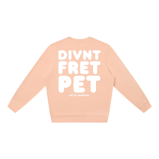 Divnt Fret Pet Unisex Oversized Crewneck Sweatshirt (other colours available)