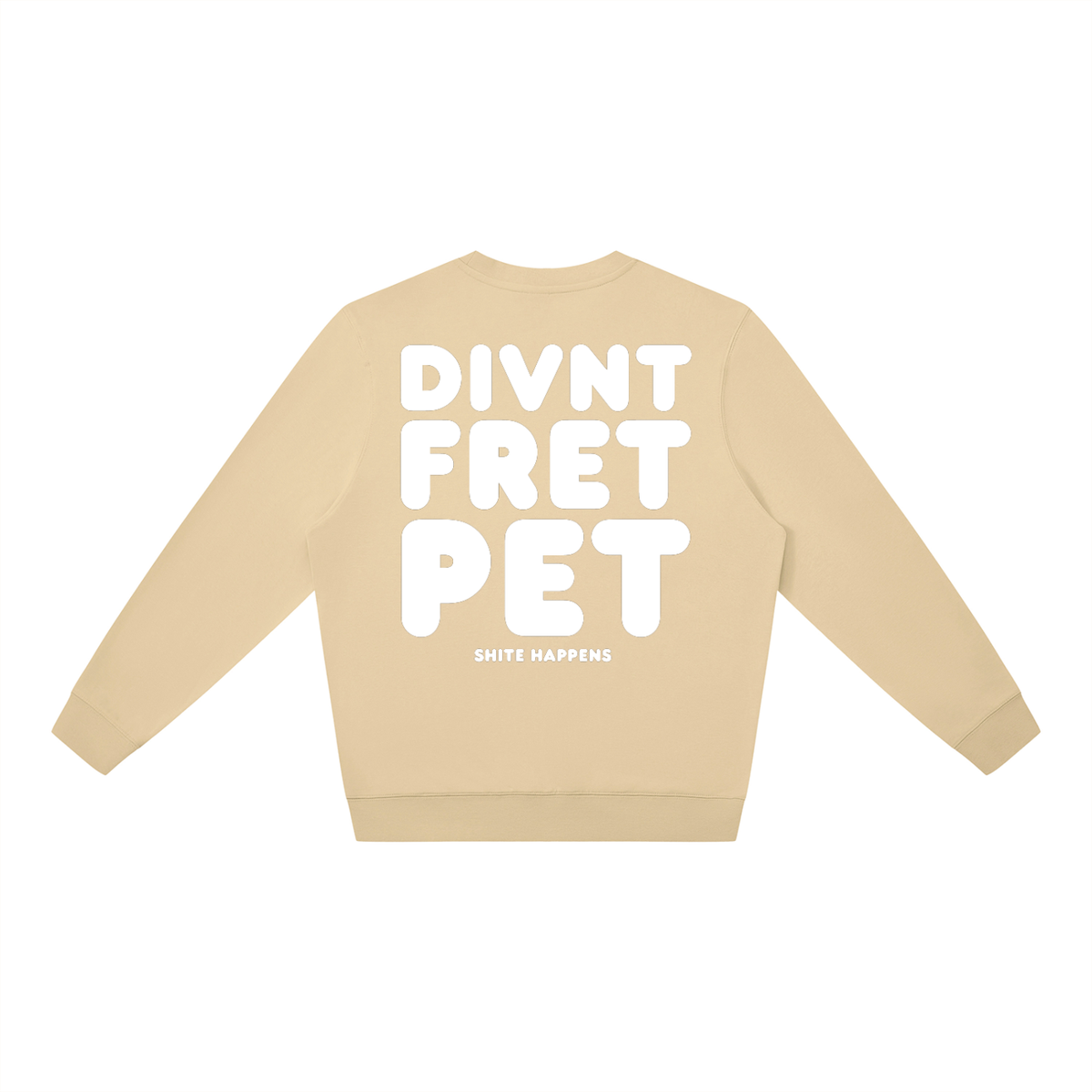 Divnt Fret Pet Unisex Oversized Crewneck Sweatshirt (other colours available)
